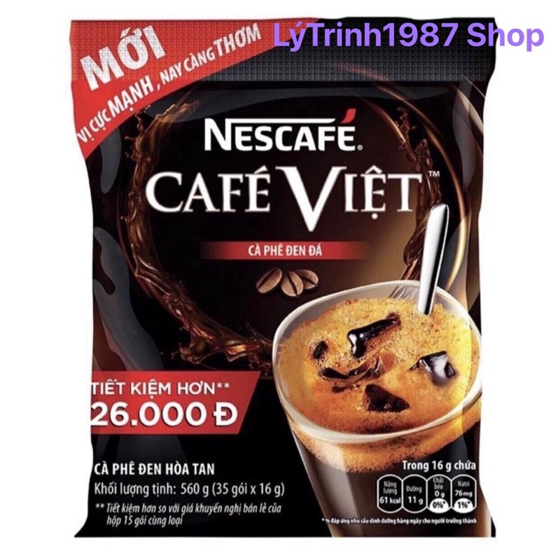 Cà phê Việt Đen đá bịch 5 gói x 16 g