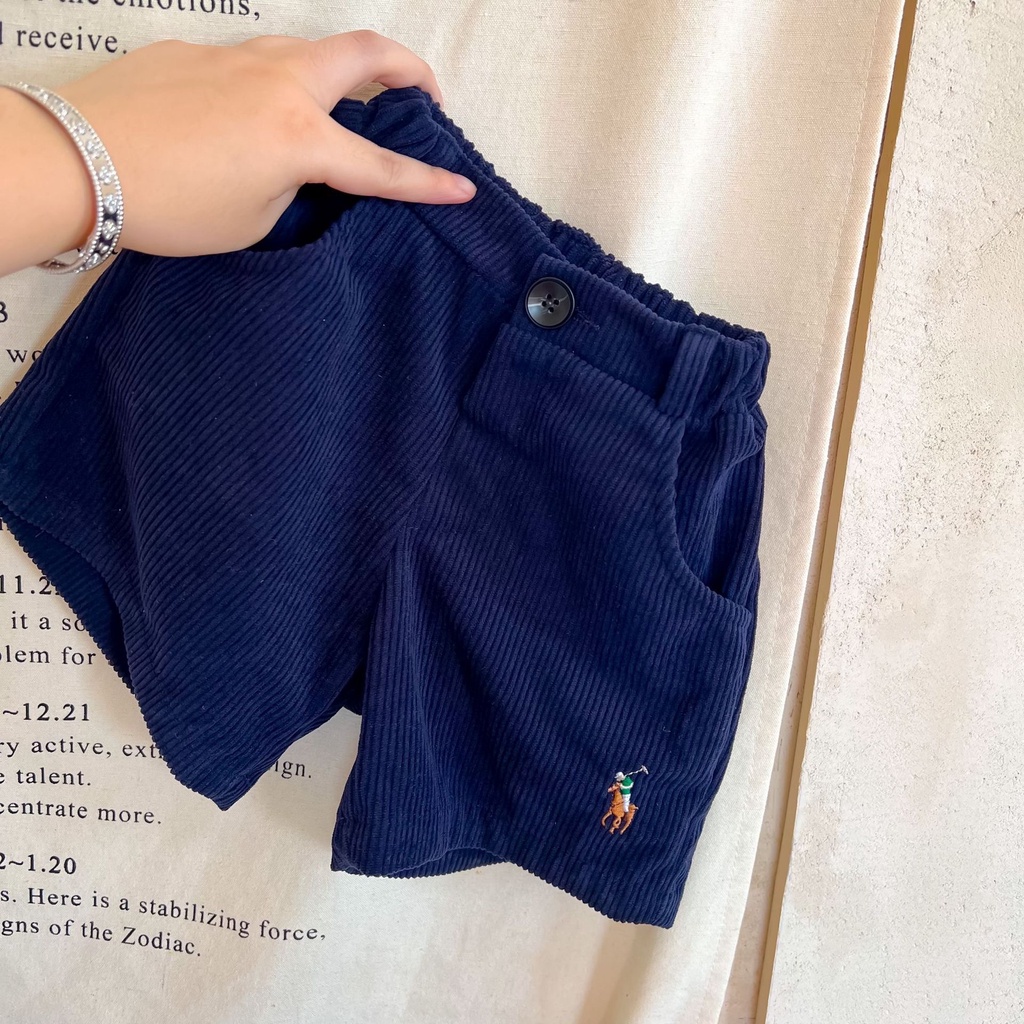 Quần Đùi Chất Nhung Tăm Cao Cấp Cho Bé Từ 7-27kg MINKYSUN
