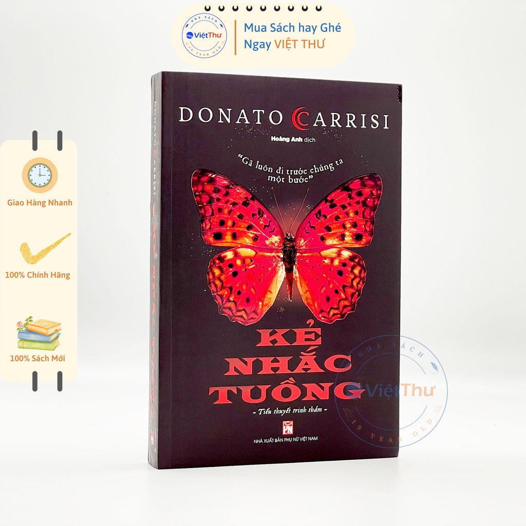 Sách - Tiểu Thuyết Trinh Thám - Kẻ Nhắc Tuồng - Donato Carrisi (PN)