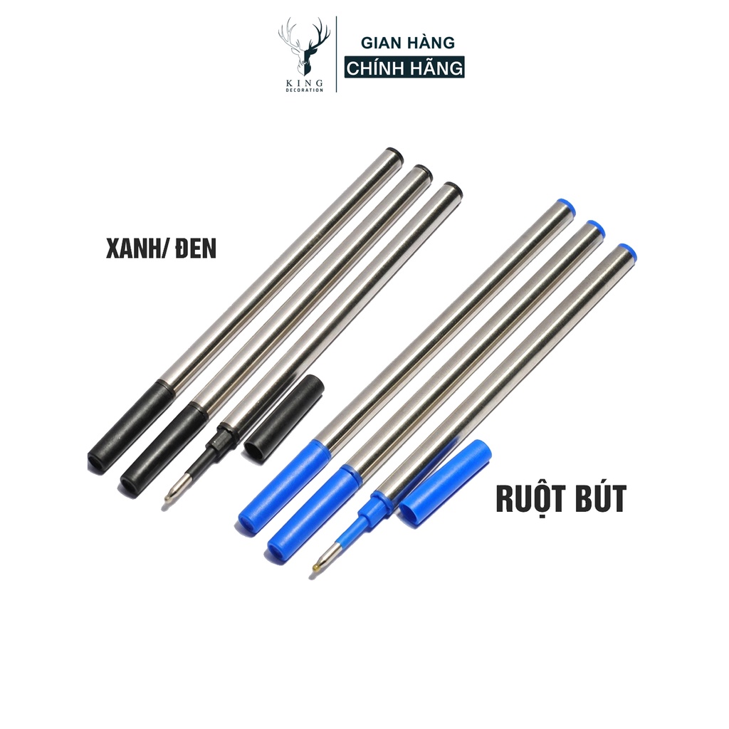 Ruột Ngòi Dành Cho Bút Ký, Bút Viết Dạ Bi 0.5mm Vỏ Kim Loại cao cấp