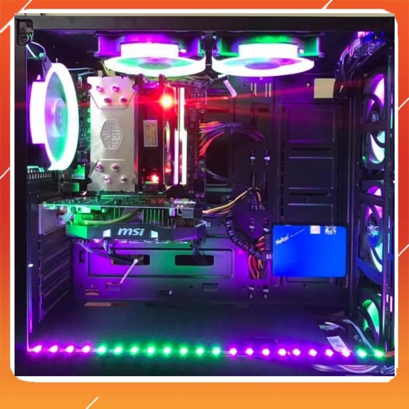 Led trang trí gắn trong cho máy tính