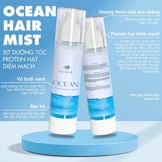 OCEAN Hair Mist - Xịt Dưỡng Tóc Protein Từ Hạt Diêm Mạch ( tóc dầu )