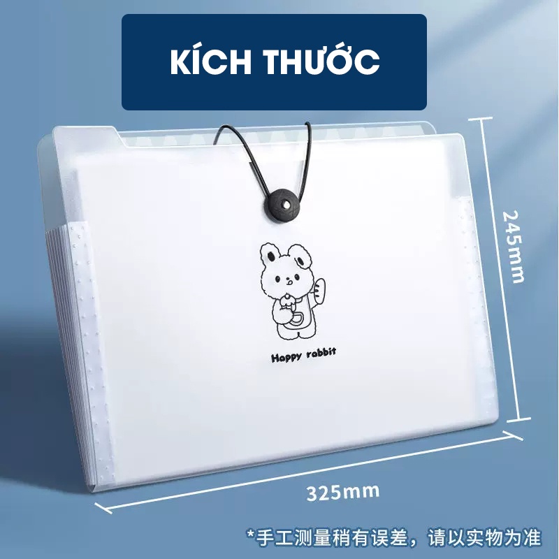 Túi đựng tài liệu nhiều ngăn a4 - 5 ngăn-8 ngăn - 12 ngăn - nhựa pp – File đựng tài liệu a4 khóa dây giá sỉ