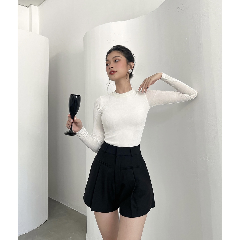 BBSTORE'S Quần Short Hai Túi Form Ngắn Xòe Trẻ Trung Năng Động -Q1559