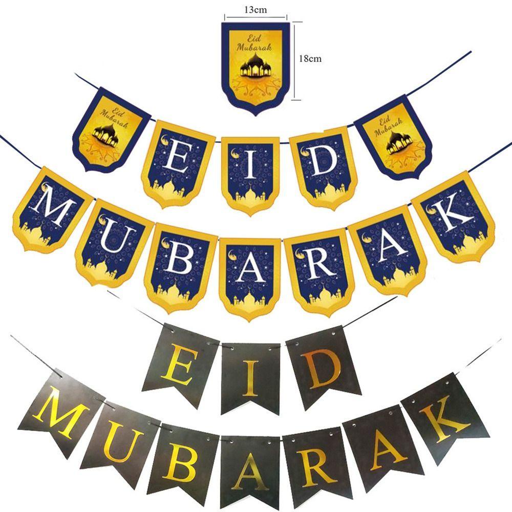 Dây Cờ Treo Trang Trí Lễ Hội Eid Mubarak 1