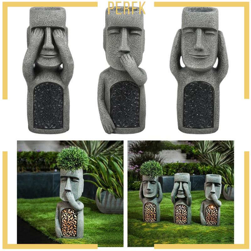 Tượng Điêu Khắc Hình Hòn Đảo Phục Sinh Kích Thước 10inch Bằng Nhựa Resin Bền