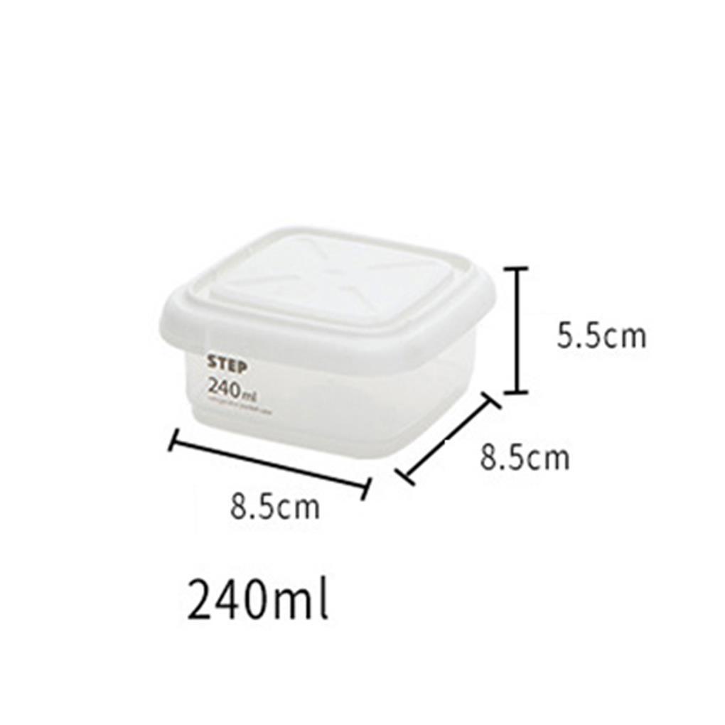 Hộp Đựng Thực Phẩm Bằng Nhựa Trong Suốt Hình Vuông Có Nắp Đậy Kín Khí Ốp