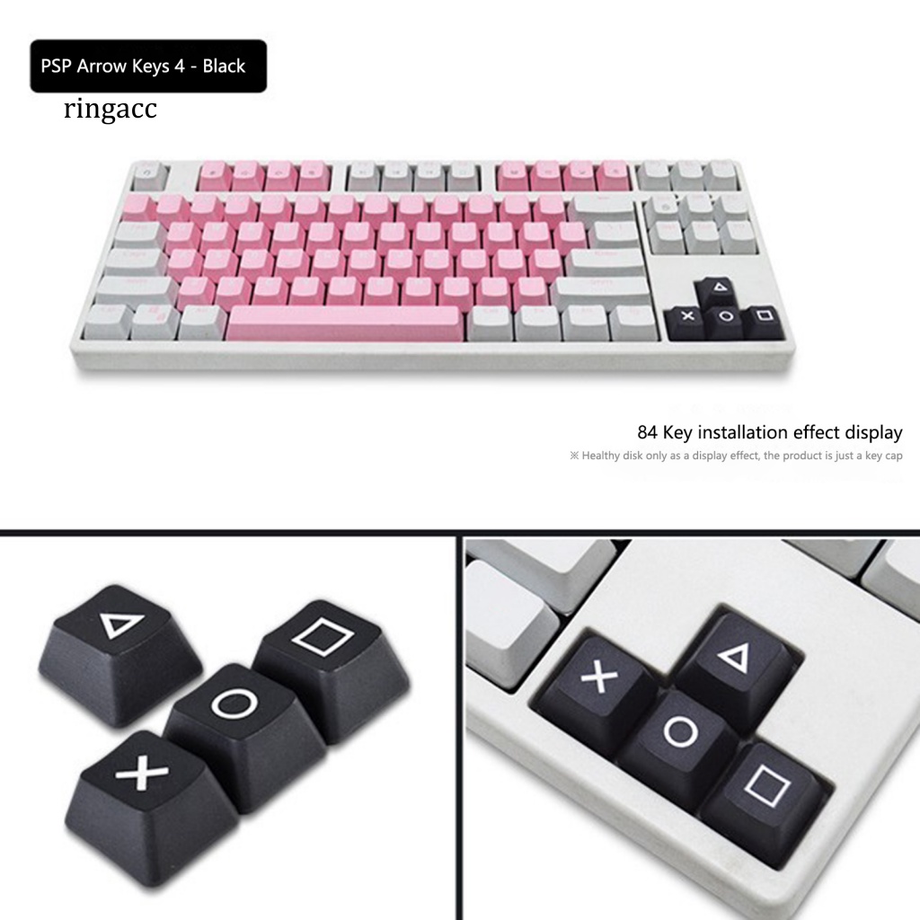 Rga Set 4 Nút Bấm Mini Thay Thế Cho Bàn Phím Cơ Của Mũi Tên