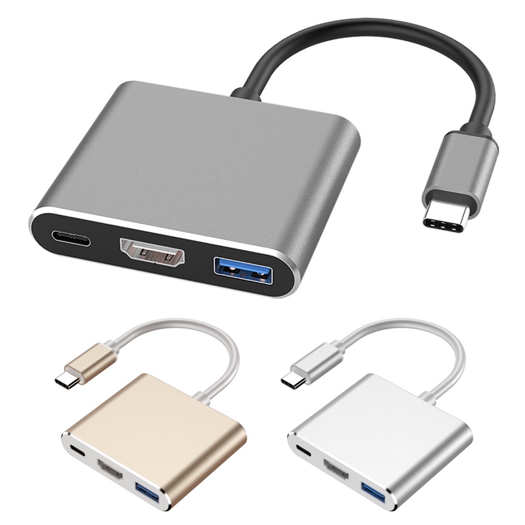 Dây Cáp Chuyển Đổi Usb 3.1 Type-C Sang Usb 3.0 HDMI Type-C Tốc Độ Cao Cho Laptop