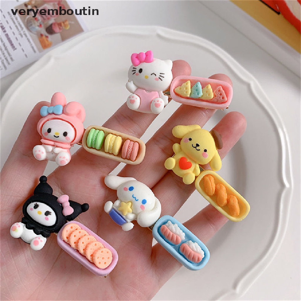 Bộ 2 Kẹp Tóc Họa Tiết Hoạt Hình Động Vật Ngọt Ngào Thời Trang Cho Nữ