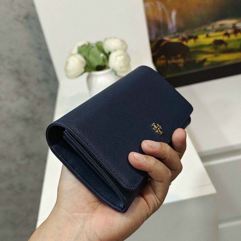 Ví dài Tory Robinson Saffiano full box