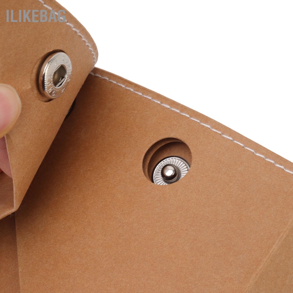 Ilikebag Size L Giấy Kraft Túi Bảo Quản Dày Chống Nước Rửa Sạch Cho Thực Phẩm Trái Cây Rau Củ Đồ Lặt Vặt Gia Đình