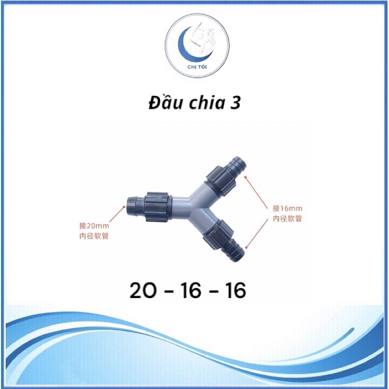 Chia 3 bằng nhựa cứng