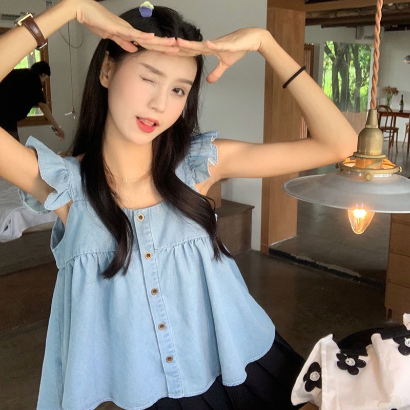 Áo Sơ Mi Mỏng Dáng Ôm Phong Cách Hàn Quốc Thời Trang Mùa Hè Hàng Mới 2023 Dành Cho Bạn Nữ