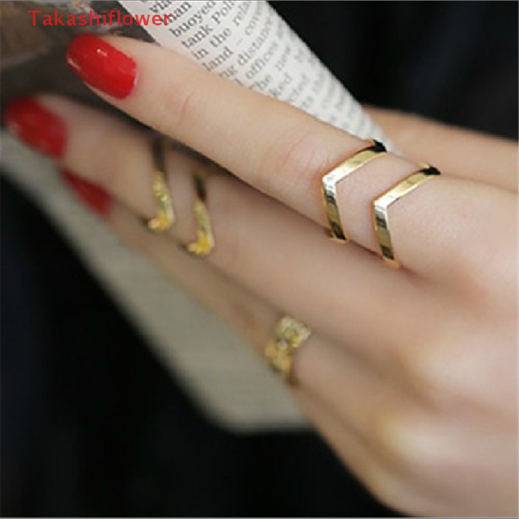 Bộ 3 Nhẫn Đeo Tay Thời Trang Cá Tính Cho Nữ