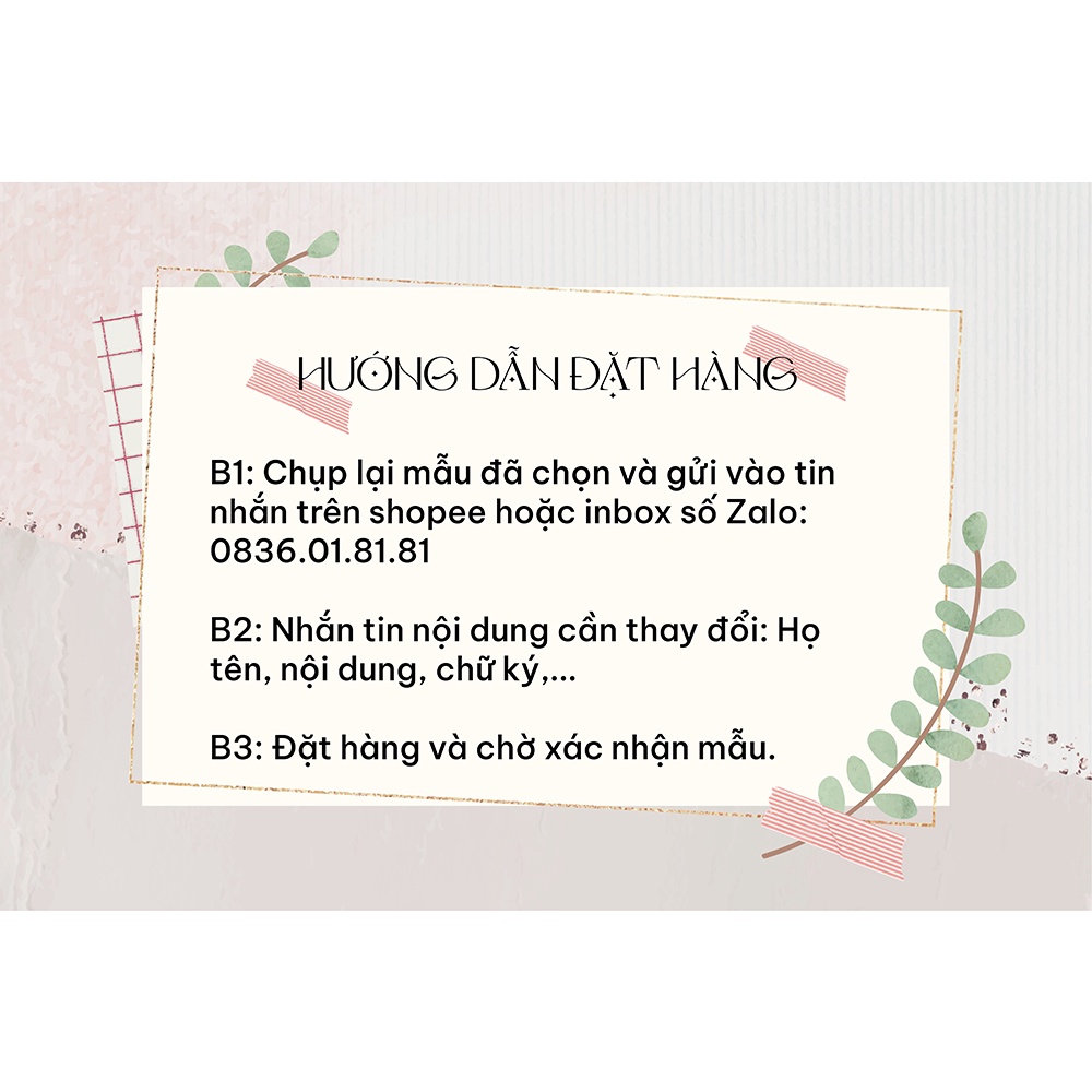 Combo kèm khung giấy chứng nhận tình yêu cute cho các cặp đôi theo yêu cầu