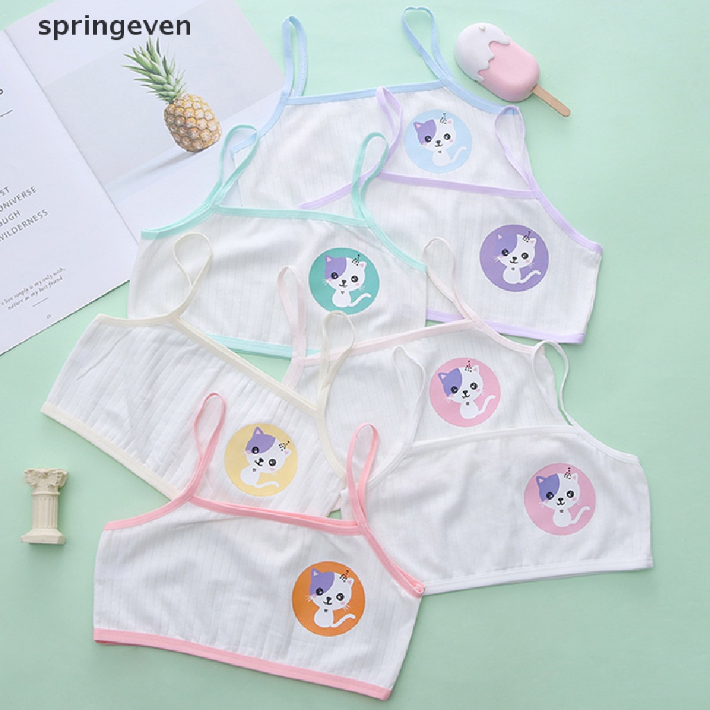 Áo Ngực Cotton Hai Dây Dành Cho Bé Gái