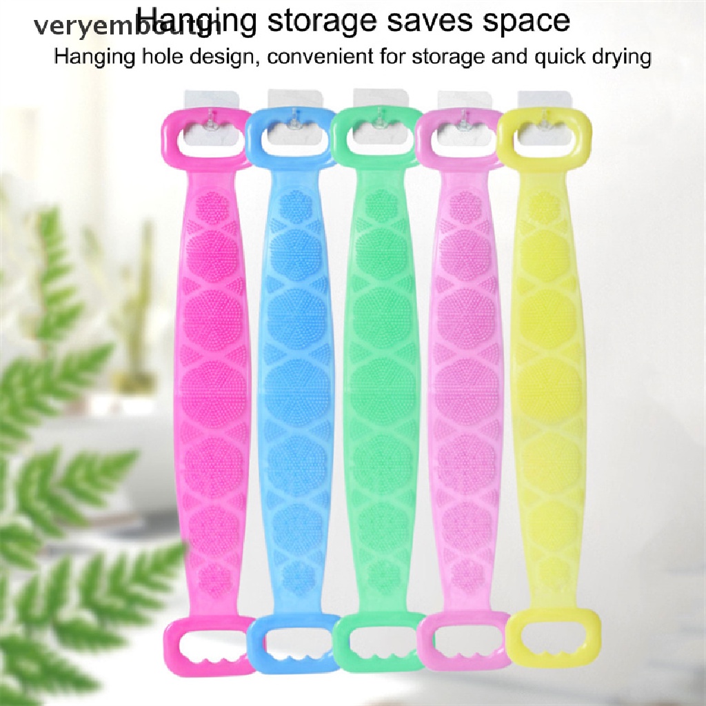 Dây Đai Silicon Mềm Dùng Cọ Rửa Cơ Thể Khi Tắm