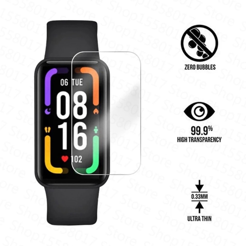 Kính Cường Lực Bảo Vệ Màn Hình Cho Đồng Hồ Thông Minh Xiaomi Redmi Band 2