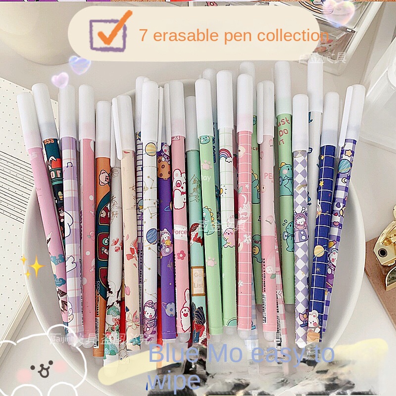 Bút Mực Nước Nóng 0.5Mm In Họa Tiết Hoạt Hình Dễ Thương