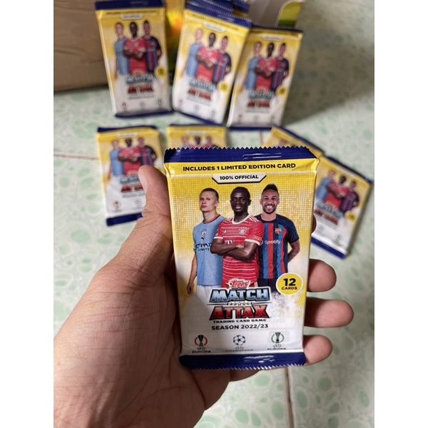 Match Attax Limited Champions league 22/23 (Pack 12 thẻ )
