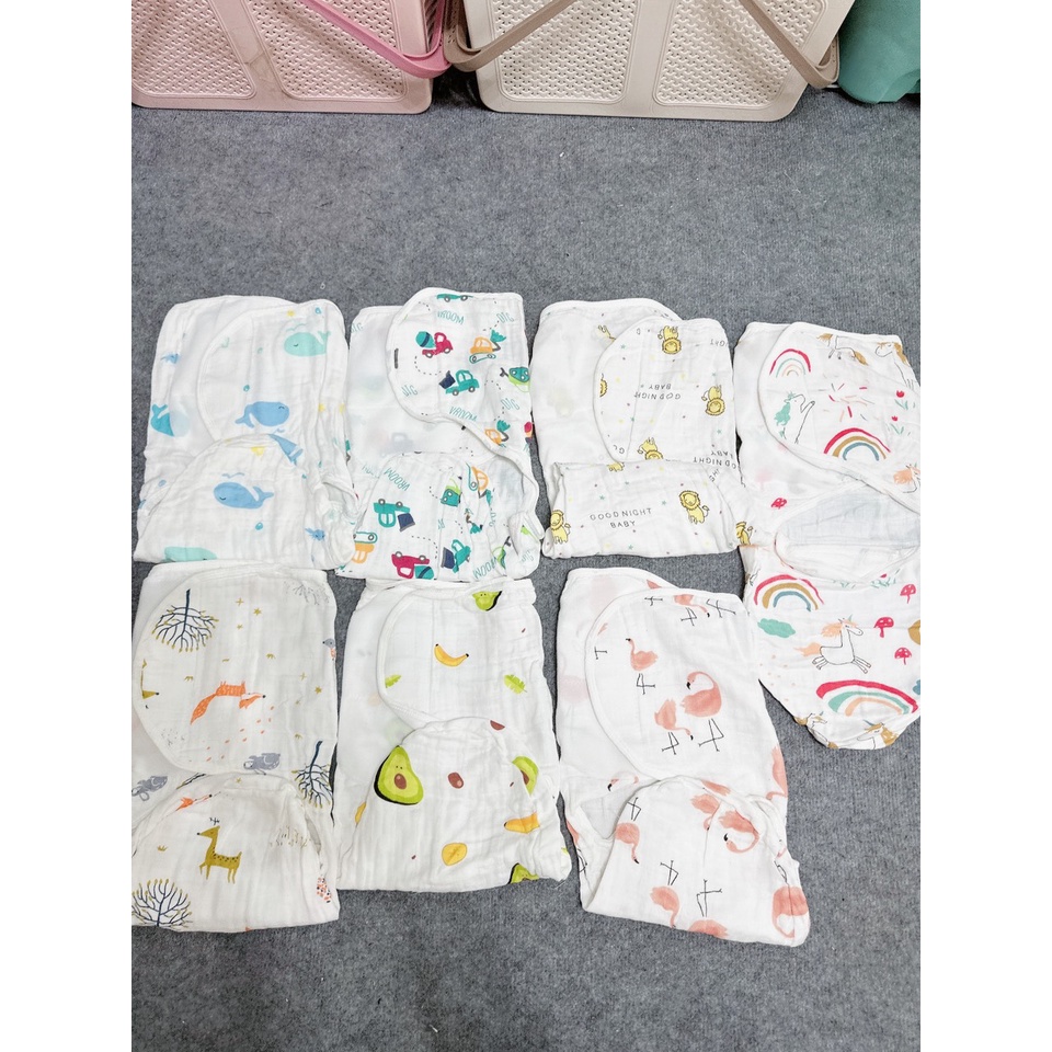 Ủ Kén Sơ Sinh Xô - Chăn Quấn Ủ Chất Liệu  Mềm, Siêu Thoáng Mát Cho Bé Trai, Bé Gái Sơ Sinh