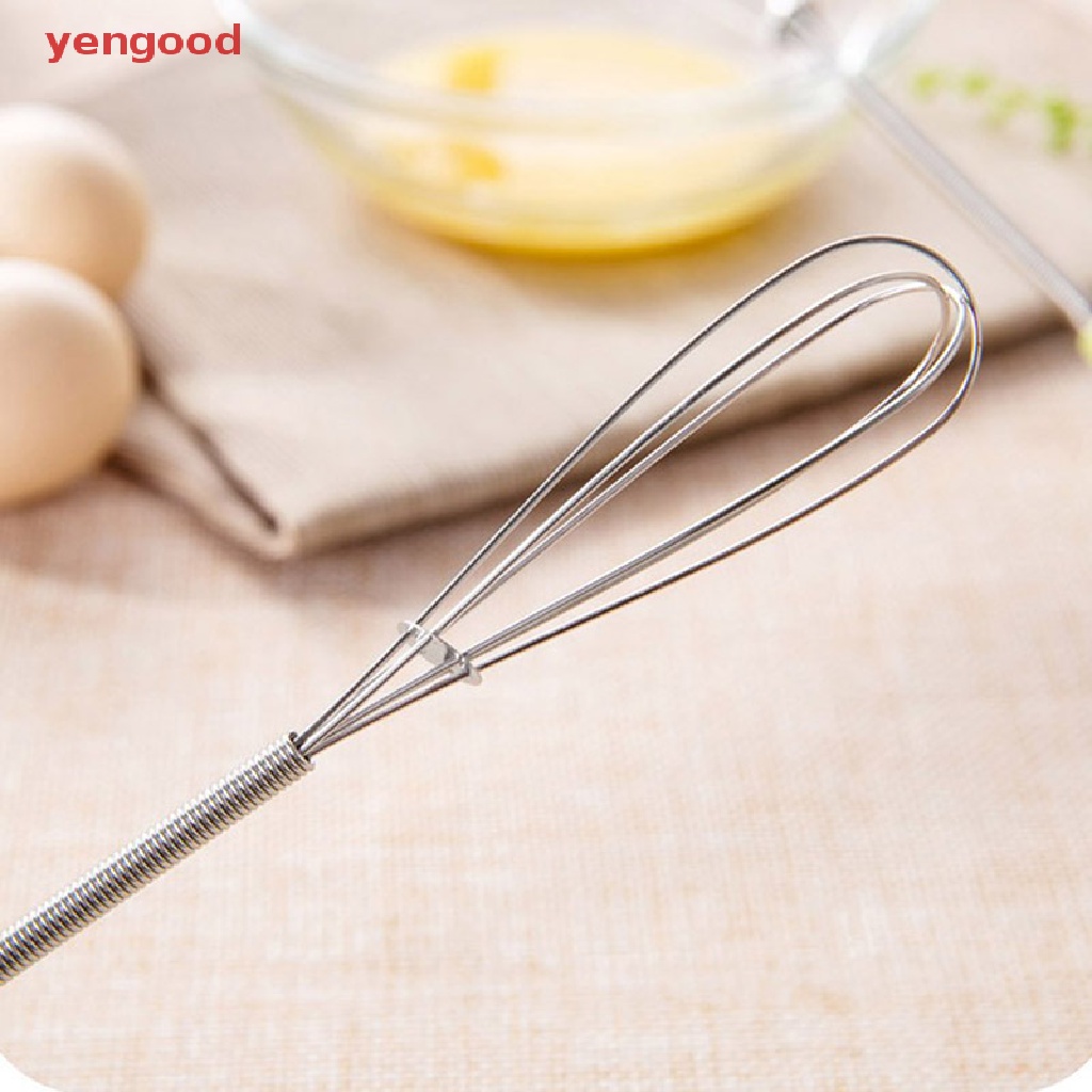 (YGD) Dụng Cụ Đánh Trứng Bằng Thép Không Gỉ Tay Cầm Mới