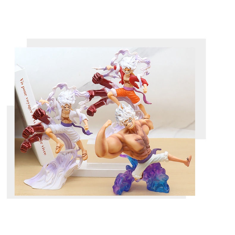 Mô Hình Nhân Vật Luffy Trong One Piece GK5 Luffy Sun God Nika Gear 5