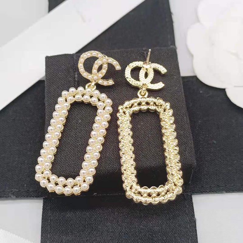 Khuyên Tai Dáng Dài Đính Hạt Ngọc Trai Thời Trang Cho Nữ