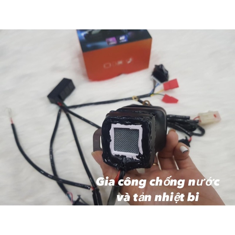 Combo đèn Ma Racing 1.5 gắn hốc kèn Winner X 45W