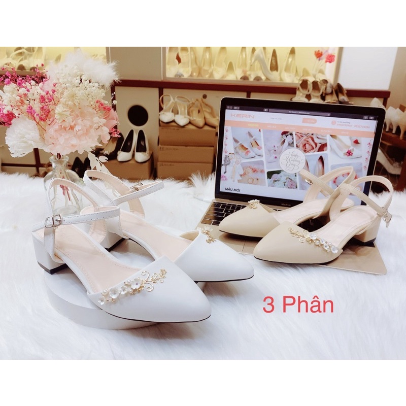 Giày 3 phân kết hoa