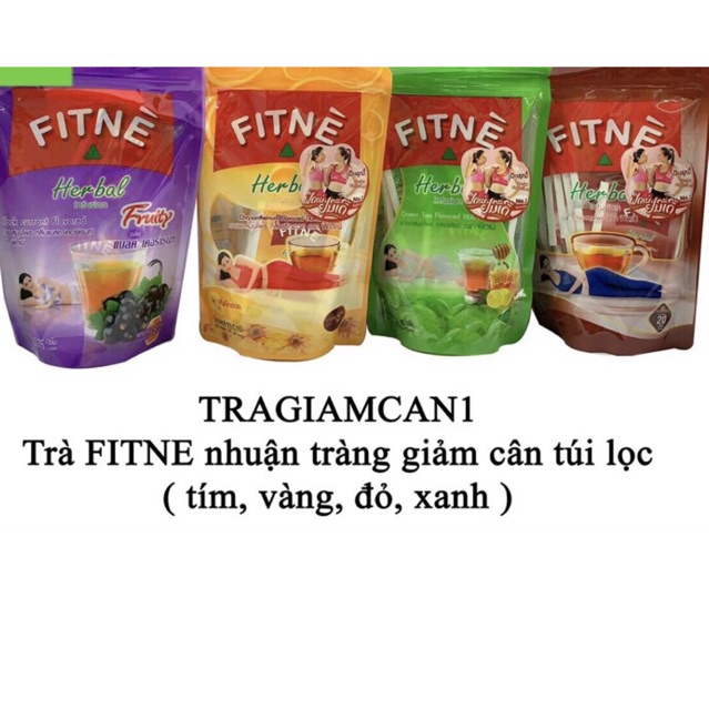 Trà FITNE nhuận tràng thải mỡ giảm cân túi lọc (15-20gói)