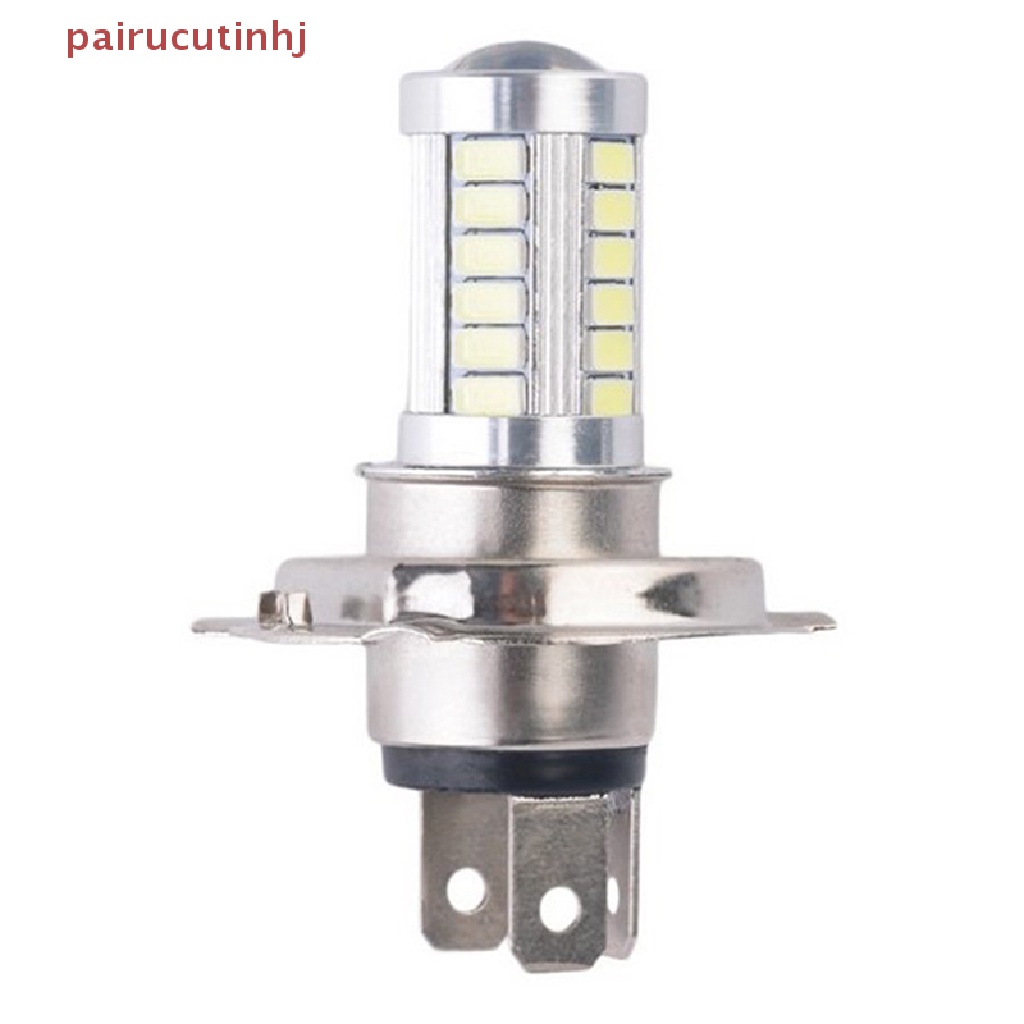 Cặp Đèn Pha LED H4 33SMD Ánh Sáng Trắng Chuyên Dụng Cho Xe Hơi / Xe Máy
