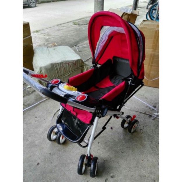 Xe đẩy cho bé 2D 3 kiểu thoáng rộng TH109 có nhạc