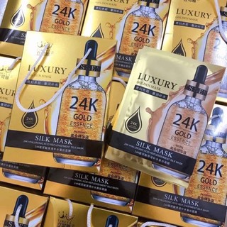 HỘP 10 MIẾNG Mặt nạ lụa 24k Goldzan cao cấp