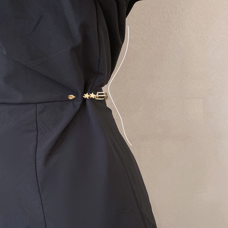 Ghim băng vàng cài áo/váy, đai quần thu nhỏ eo điều chỉnh thắt lưng/trang trí Tatitava