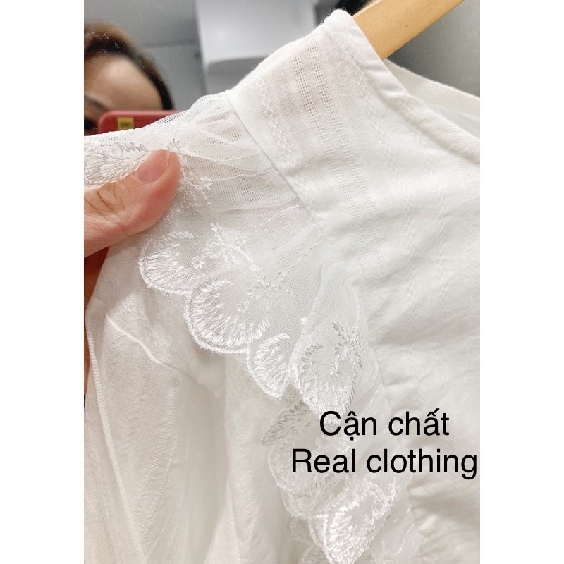 ÁO babydoll  2dia bèo ren vintagett  A026#
