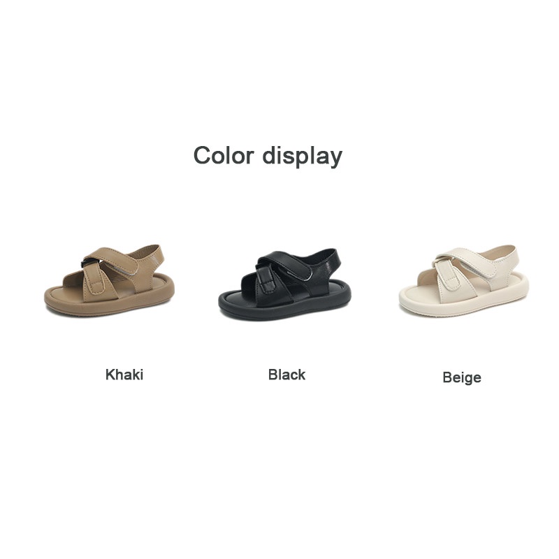 Xăng đan AMILA màu trơn đơn giản thời trang cho trẻ em