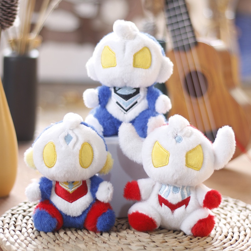 Búp Bê Nhồi Bông Hình Ultraman Taiga Trigger Z Quà Tặng Cho Ba Lô Trẻ Em