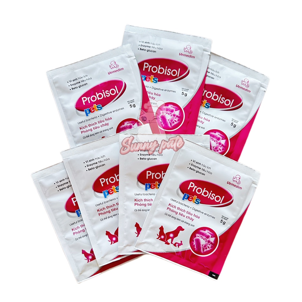 Men tiêu hóa Probisol Pets cho chó mèo - gói 5g