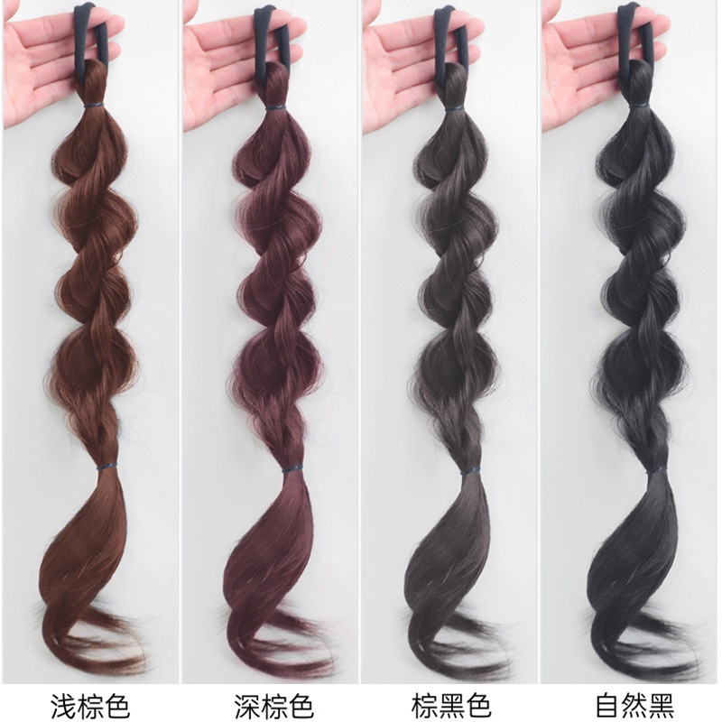 Tóc giả xoăn MISS FANCY dạng kẹp phong cách ngọt ngào dễ thương thời trang dài 40cm