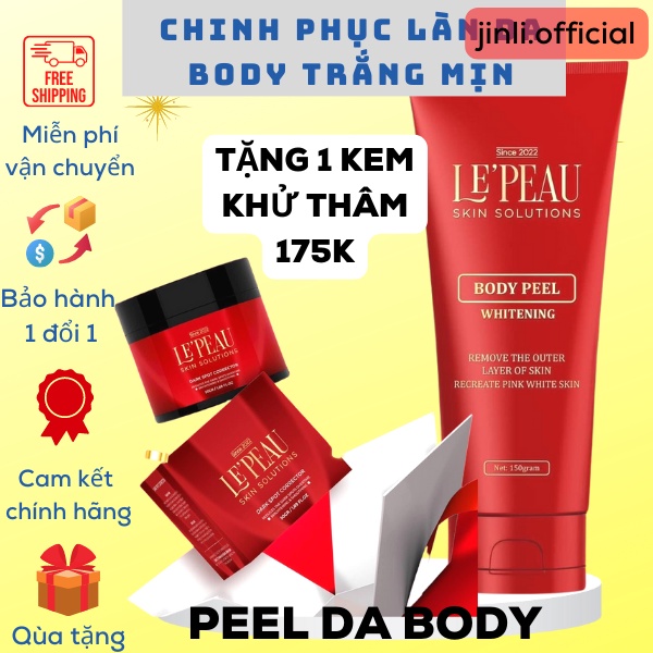 Peel Body Tái Tạo Da Toàn Thân, peel nách, thay da sinh học giúp làm sáng các vùng da, trắng sáng mịn màng