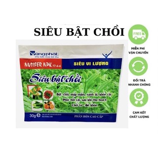 Phân bón siêu bật chồi - siêu vi lượng - gói 30gr - giúp cây đâm nhiều chồi- chồi mập khỏe cây
