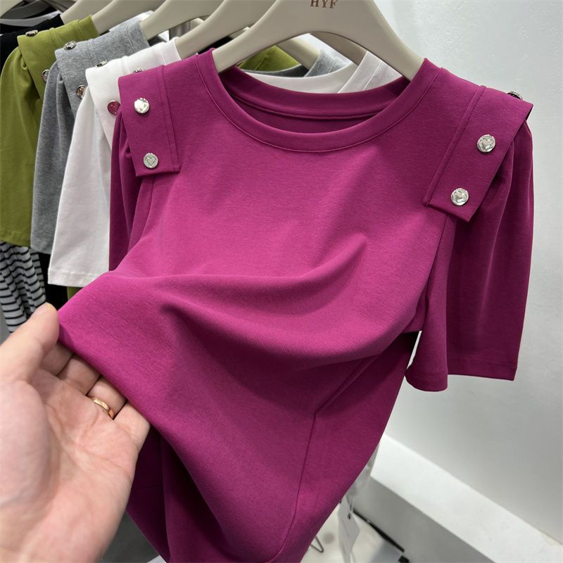 Áo Thun Tay Ngắn Chất Liệu Cotton Cao Cấp Thời Trang Dành Cho Nữ  tao bao