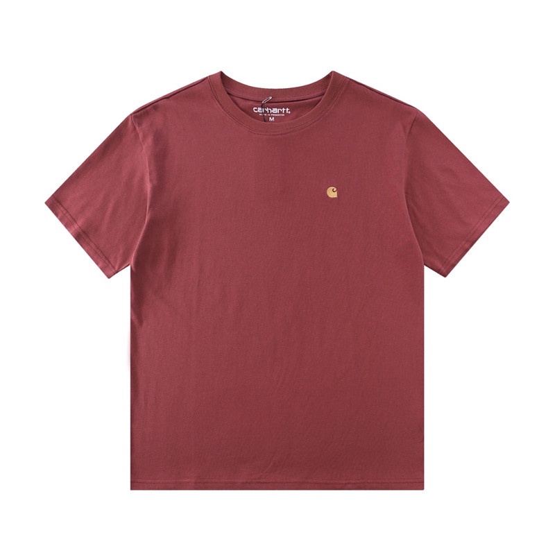 Áo Thun Thể Thao Tay Ngắn Vải Cotton Thêu Họa Tiết CARHARTT Thời Trang Cho Nam Và Nữ