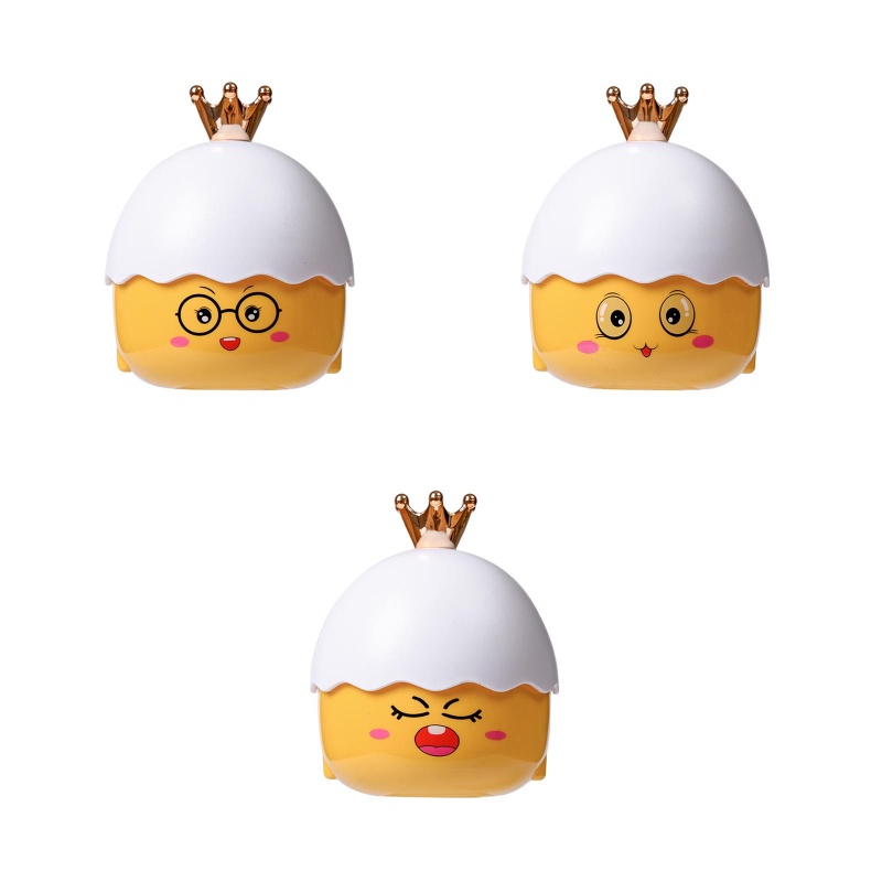 Hộp Đựng Dây Buộc Tóc Hình Vỏ Trứng Dễ Thương Cho Bé Gái