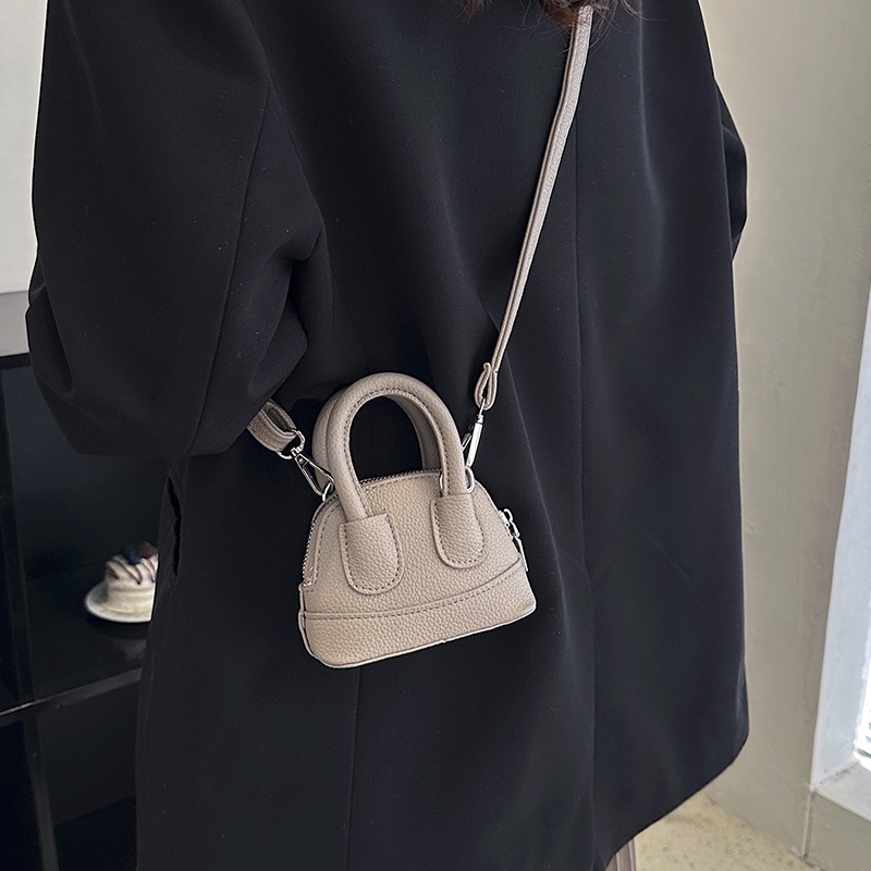 Túi Đeo Chéo mini Màu Trơn Đơn Giản Thời Trang Cho Nữ