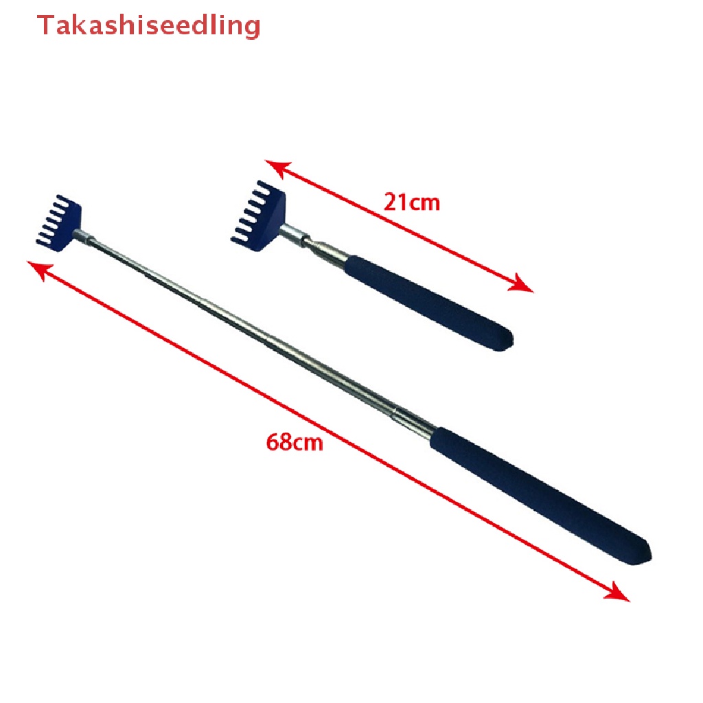 (Takashiseedling) Dụng Cụ Gãi Lưng Có Thể Thu Gọn Bằng Thép