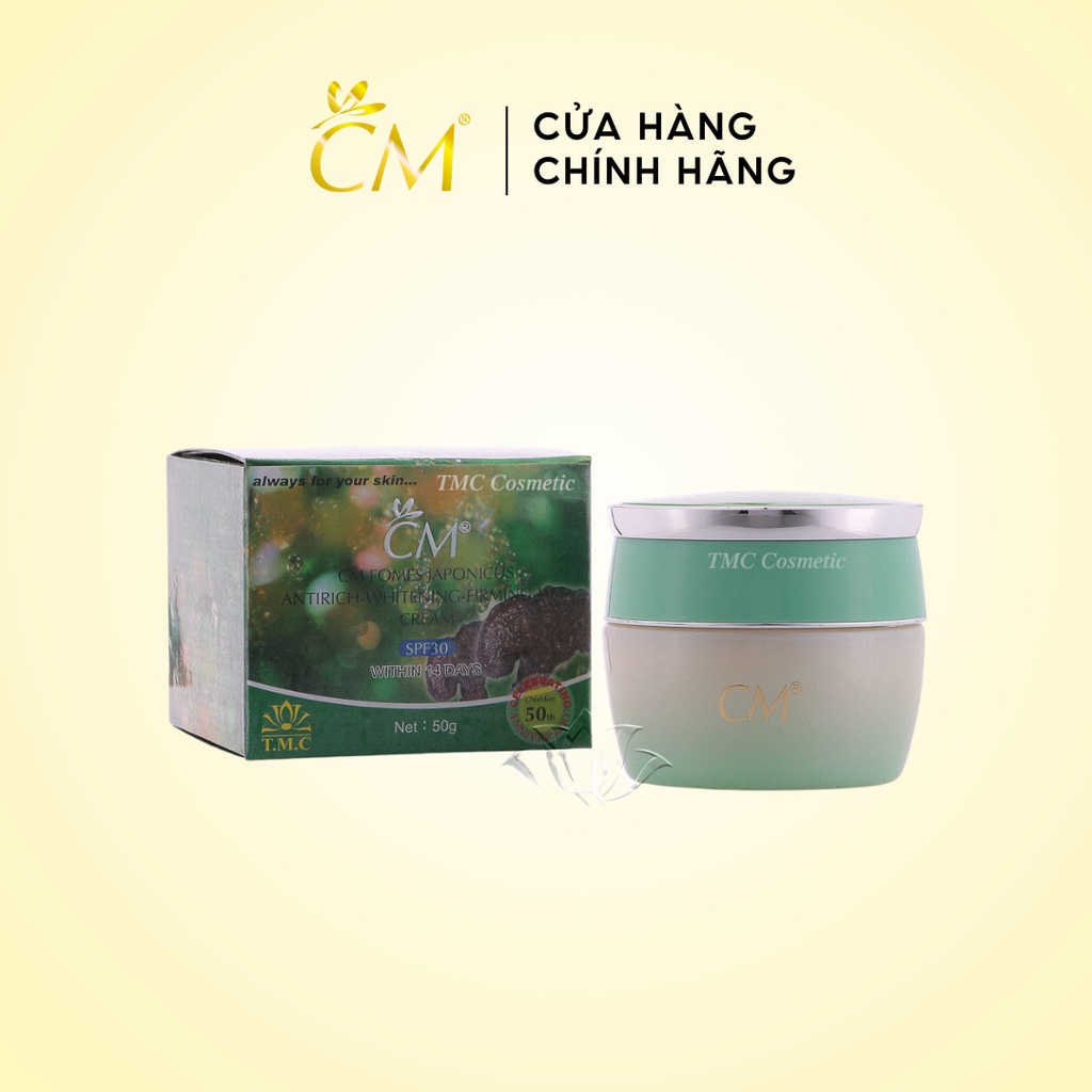 Kem CM Linh Chi Đỏ 50g Giảm Thâm Nám Làm Sáng và Ngừa Lão Hoá