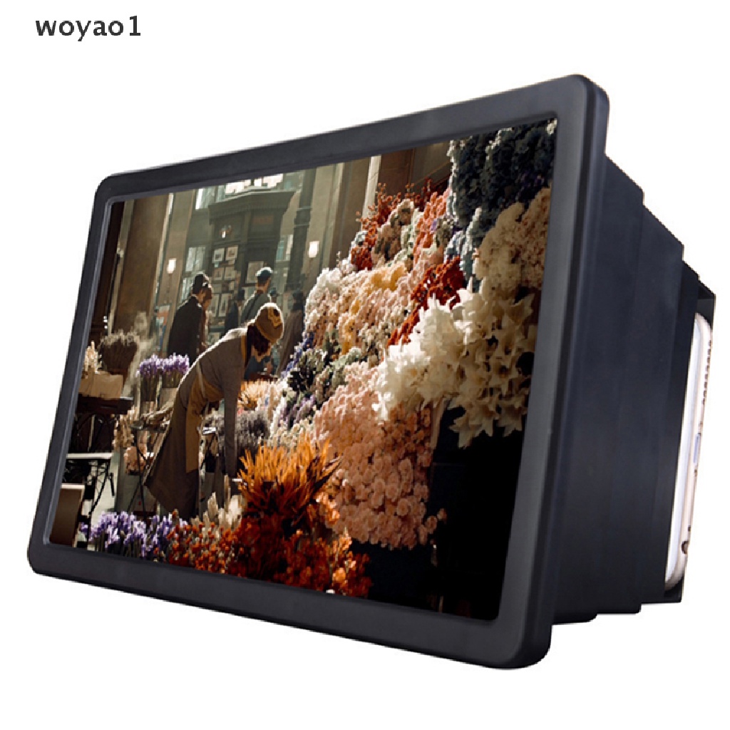 Kính Phóng Đại Màn Hình Điện Thoại 3D 8.2Inch woyao1 Phụ Kiện Trang Trí Thiết Kế Dễ Thương Chuyên Dùng